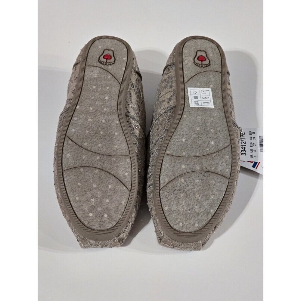 NWOB Bobs By Sketchers Mesh Slip On Shoes Women's US Sz 7 - Picture 7 of 11